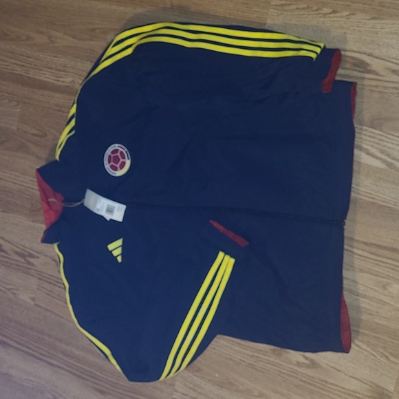 adidas Other - New adidas reversible soccer jacket "Ferderacion Columbiana De Futbol" size  L